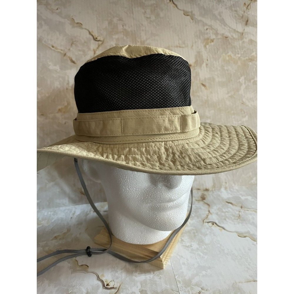 Eddie Bauer Men Bucket Hat Size SM Olive Green Fishing Outdoor Hiking Mesh